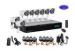 1080p Night Vision Surveillance Camera , 8 Wireless Camera Security System