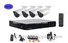 Waterproof CCTV Security Camera Systems , 4 Camera CCTV System Linux Based