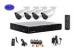 Waterproof CCTV Security Camera Systems , 4 Camera CCTV System Linux Based