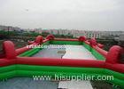 Commercial Inflatable Football Game / Soccer Field Sports Equipment With 0.45mm - 0.55mm PVC