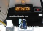 High brightness scrolling Car LED Sign Display for rear window , 27778dots/sq m