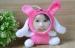Kids / Children present Plush Studded 3D Face Dolls Rabbit toys gift , Personalized size