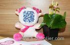 Custom Fiber Cotton Stuffed 3D Face Dolls to place QR Code photo