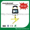 DC 12V 10w brightest led flood light with clamp connector