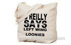 Environmentally friendly personalized large canvas tote bags totes for school / travel