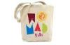 Customized monogrammed Printed Ecru Cotton cloth Tote bag For Promotion