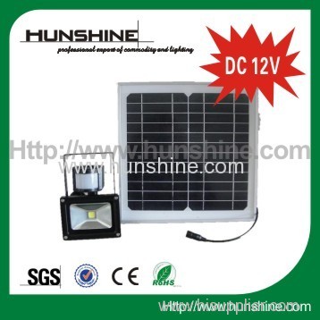 factory price hot sale DC 12V solar led flood light 10w flood light Solar flood light