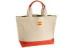 Customized Screen printing Logo cotton Cloth Tote Bag with Long Handle bag