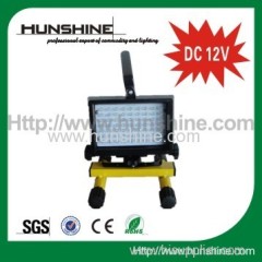 DC 12V 63pcs wide angle led flood lighting with square holder