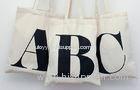 Customized Handled canvas tote bags , natural Color recycled womens tote bags