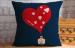 Home decor printed throw pillows for couch , Gardens Deep Seat Cushions Red 40CM
