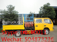 Aerial hydraulic working truck with bucket