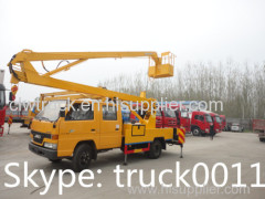 JMC double rows 12m/14m/16m high altitude operation truck for sale