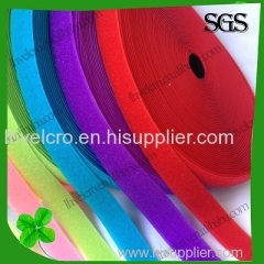 Hot Sale 20mm Dyed Colored Hook and Loop Velcro Tape