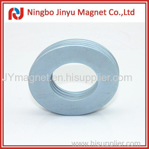 Big zinc ring strong magnetic product in ndfeb material