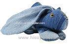 Jeans transform lovely rabbit stuffed animals , recycled Denim doll 18CM bunny plush toy