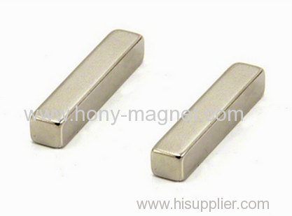 neodymium magnet block 0.25 inch with nickel coating