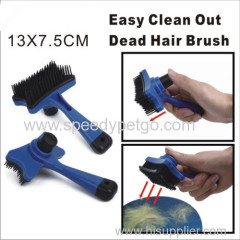 Pet Product Easy Clean Grooming Brush