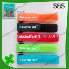 Shenzhen customize adjustable velcro buckle strap with logo