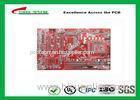 Morther PCB impedance control board FR4 1.6MM HASL Red solder mask