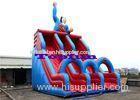 Hero Designing Inflatable Water Slide Double Lanes Slide Kids Outdoor Fun