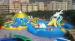 Giant Adults And Kits Inflatable Water Slide Shark Pool For Funny Amusement Games