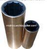 Copper and Fiber Cover Marine Hardware Water Lubricated Rubber Bearing , Marine Bearings