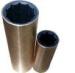 Copper and Fiber Cover Marine Hardware Water Lubricated Rubber Bearing , Marine Bearings