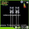 520nm - 530nm Water Clear Lens Concave 5mm LED Diode With 120 Degree Viewing Angle
