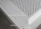 Aluminum Square Perforated Acoustic Lay In Ceiling Tiles Custom Coloured