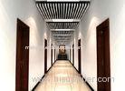 White Color Suspended Drop Ceiling / Baffle ceiling for Office , restaurants
