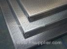 Geometric Pattern decorative perforated metal panels , office ceiling tiles