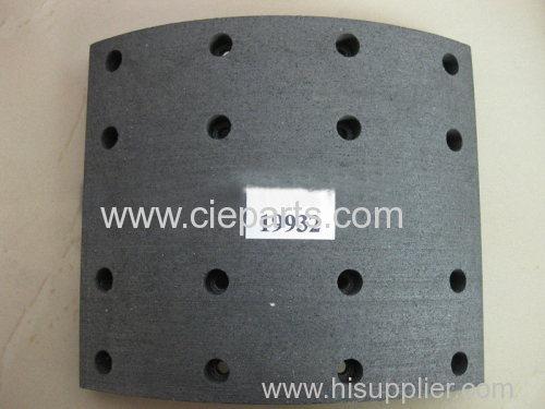 semi-metal brake lining with steady and high performance