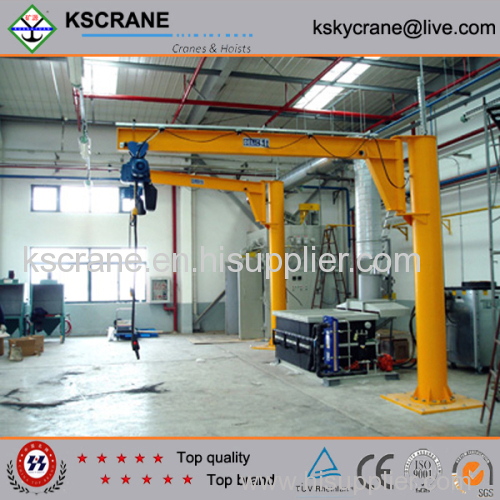 Hot Sale Pillar Jib Crane With Cables