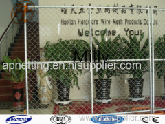 USA standard chain link temporary fencing panels /chain wire mobile panel fence/ diamond panel fencing direct factory