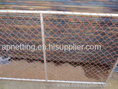 USA standard chain link temporary fencing panels /chain wire mobile panel fence/ diamond panel fencing direct factory