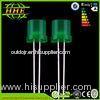 Flat top ultra bright GREEN emitting color LED Diode 5mm 520nm - 525nm