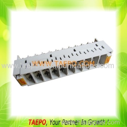 10 pairs 3-pole over-voltage protection magazine for LSA module without GDT