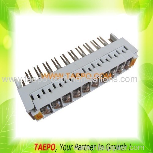 10 pairs 3-pole over-voltage protection magazine for LSA highband module with GDT