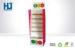 CMYK Color Folding Corrugated Beverage Display Stand Eco - friendly