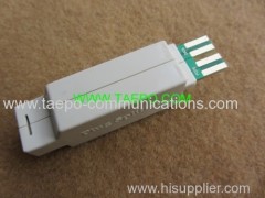 Telephone MDF splitter ADSL2+ over POTS for LSA module