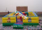 Kids Play Games Inflatable Playground / Fun City with 0.45mm - 0.55mm PVC tarpaulin