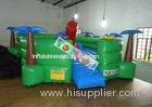 0.45mm PVC Tarpaulin Inflatable Amusement Park Turtle Playground With Slide And Tunnels