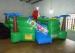 0.45mm PVC Tarpaulin Inflatable Amusement Park Turtle Playground With Slide And Tunnels