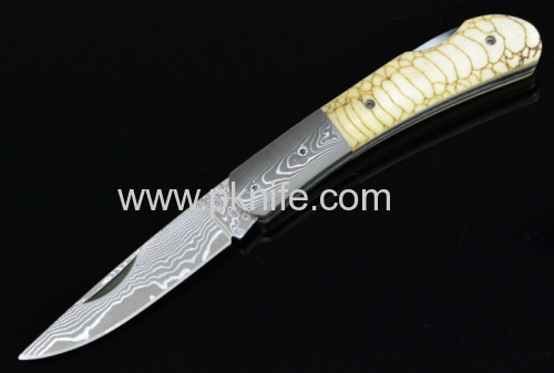 damascus steel folding knives and handcrafted knives for folding knives for sale