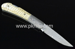 damascus steel folding knives and handcrafted knives for folding knives for sale