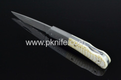 damascus steel folding knives and handcrafted knives for folding knives for sale