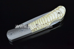 damascus steel folding knives and handcrafted knives for folding knives for sale