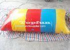 Inflatable Catapult Blob for Water park , Inflatable Water Blob With Stripes