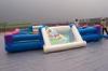 Playground Large Inflatable Football Game / Inflatable Soccer Field For Rental Business